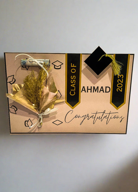 Graduation stand with Dry Flowers