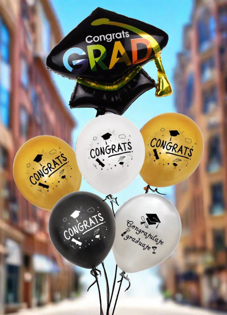 Graduation balloons bouquets