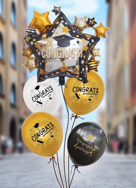 Graduation balloons bouquets
