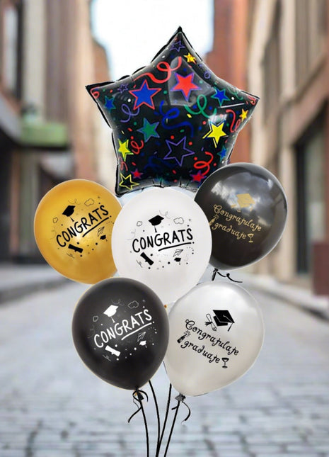 Graduation balloons bouquets