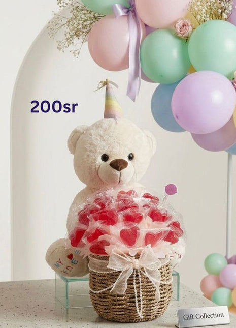 Bear Lollypop Bouquet