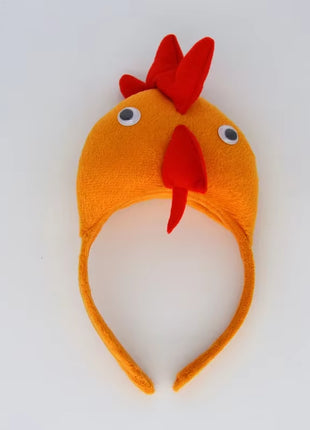 Child Kids Adult Chicken Chick Headband Tail Tie Animal Cosplay Props Birthday Gift Party Costume Carnival Halloween Christmas