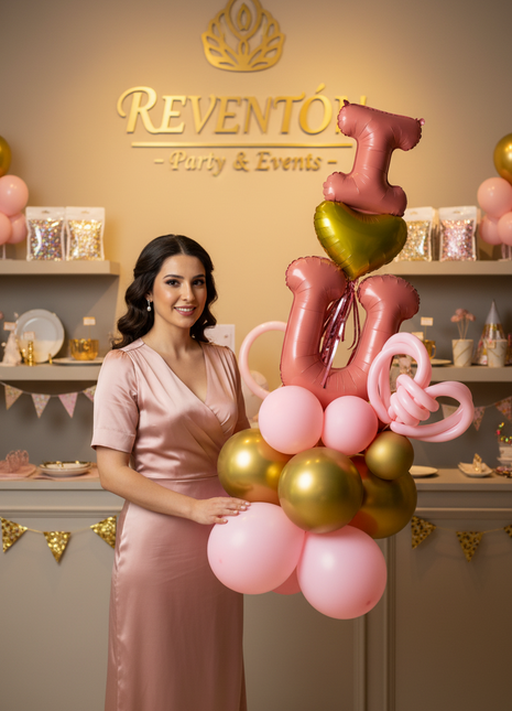 Love You Letters Foil Balloon Stand