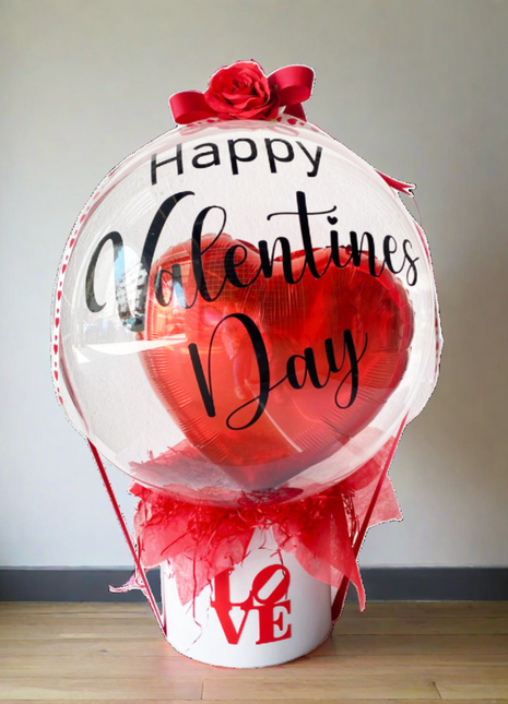 Love You Bubble Balloon Bouquet
