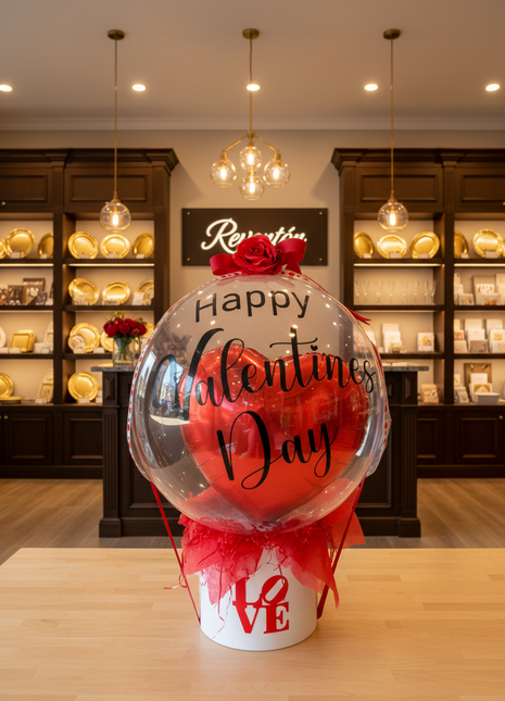 Love You Bubble Balloon Bouquet