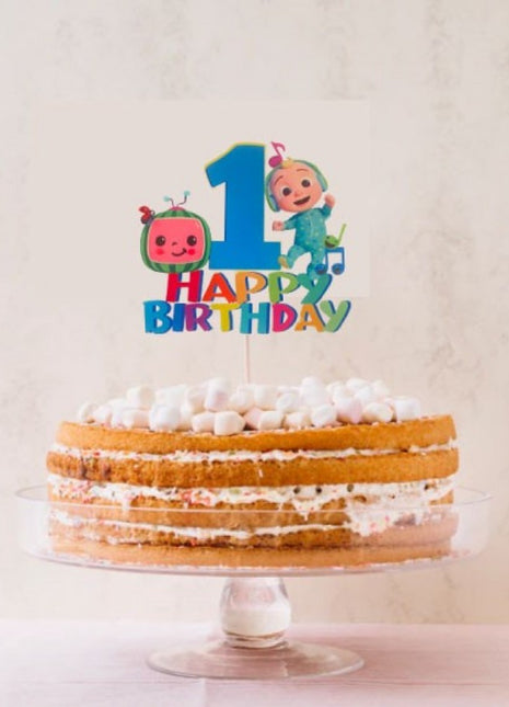 Cocomelon cake topper 3