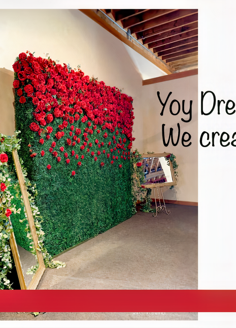 Red Rose Flower Garland