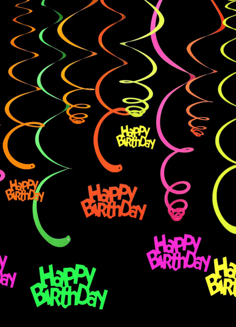 Neon Swirls