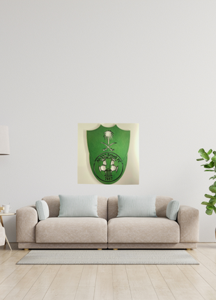 Saudi club's wood frames