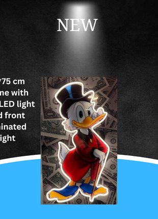Scrooge Mcduck LED frame