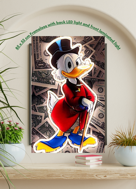 إطار LED لشخصية سكروج ماكدوك