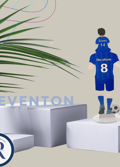 Acrylic Club Stand With Customized Names - Reventon