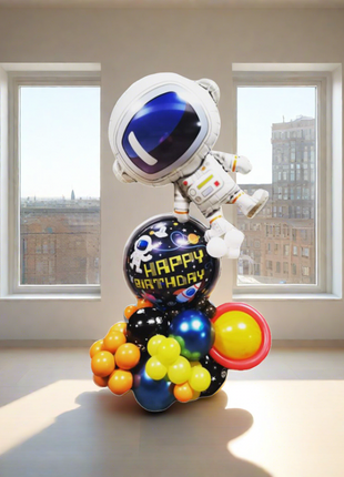 Space foil balloon stand