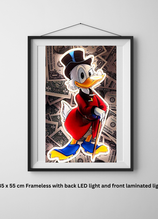 Scrooge Mcduck LED frame