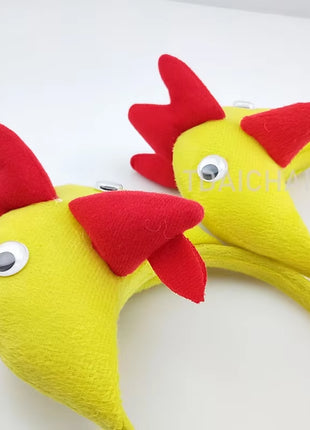 Child Kids Adult Chicken Chick Headband Tail Tie Animal Cosplay Props Birthday Gift Party Costume Carnival Halloween Christmas