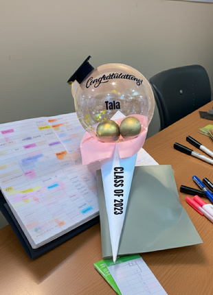 Graduation paper cone bouquets