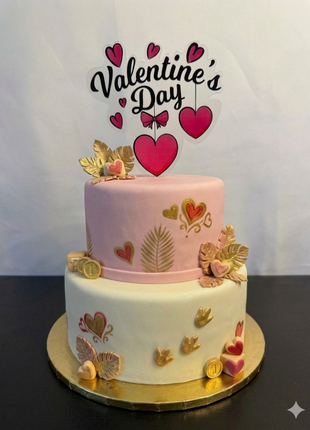 Valentine's cake topper