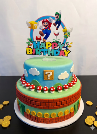 Mario Cake topper 4
