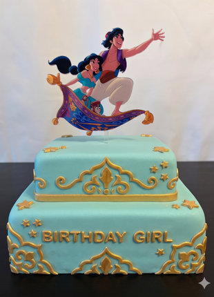Aladdin cake topper