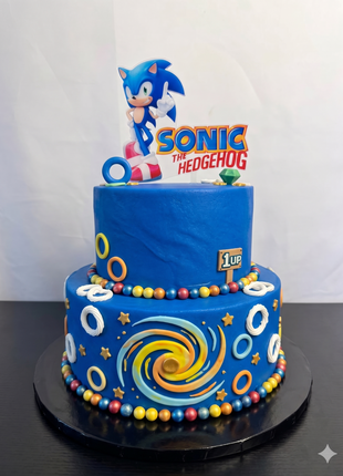 Sonic Cake Topper