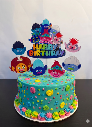 Troll cake topper 2