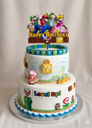 Mario cake topper 2