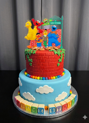 Elmo & friends cake topper