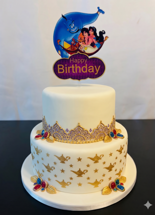Aladdin cake topper
