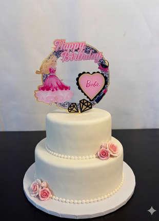 Barbie cake topper