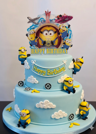Minions cake topper