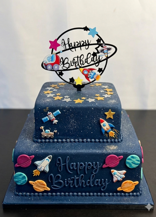 Space cake decorations 4