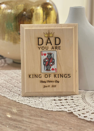Fathers Day engraved decorative piece