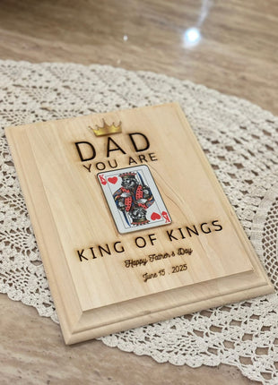 Fathers Day engraved decorative piece