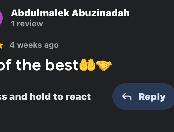 Real customer feedback