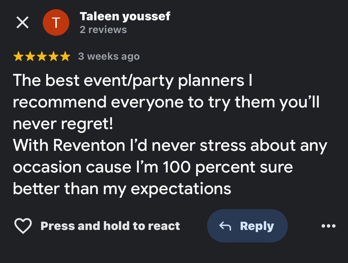 Real customer feedback