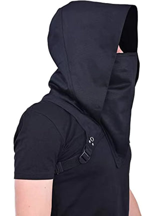 Hooded Cloak Cape Cowl Adult Cyberpunk Costumes Pagan Accessory Cosplay Medieval Assassin Hat Warrior Outfit and Daily Wear