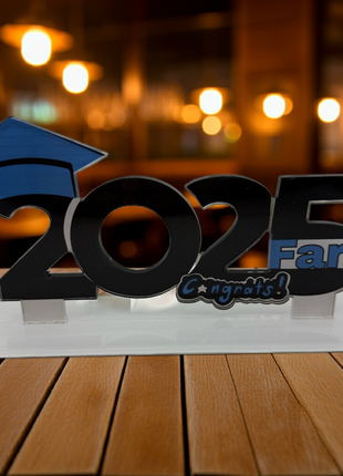 acrylic customized graduation office stand