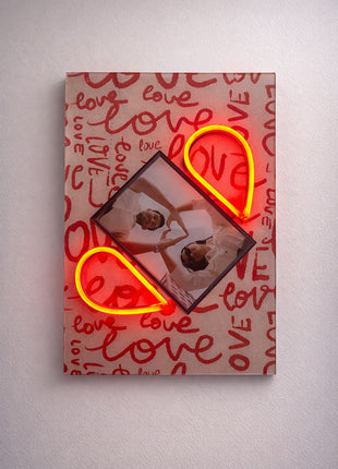 Valentine customized frame with customer picture
