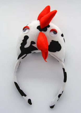 Child Kids Adult Chicken Chick Headband Tail Tie Animal Cosplay Props Birthday Gift Party Costume Carnival Halloween Christmas