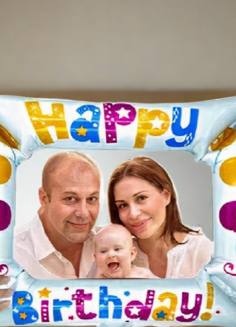 بالون فويل بإطار سيلفي