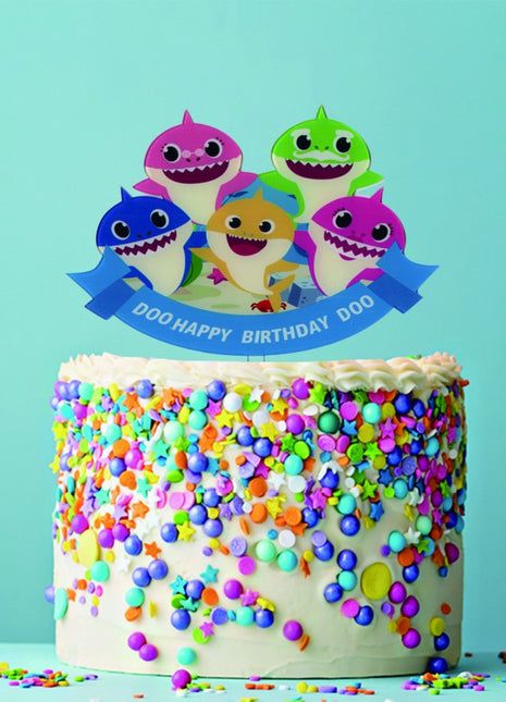 Baby Sharks Cake Topper 3 - Reventon