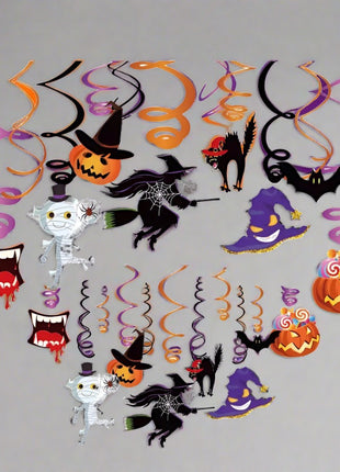 Halloween swirls 8pcs