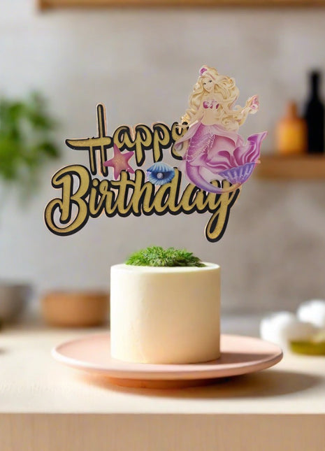 Barbie Mermaid Cake Topper - Reventon