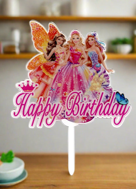 Barbie Butterfly Cake Topper - Reventon
