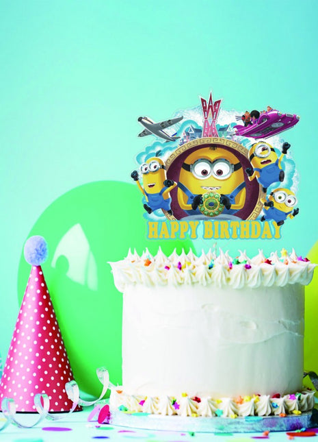 Minions cake topper