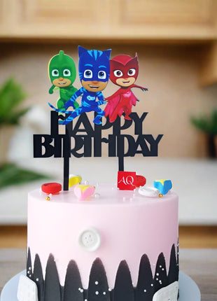 Masks cake topper