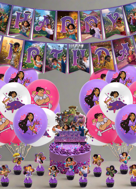 Encanto banner and balloon set