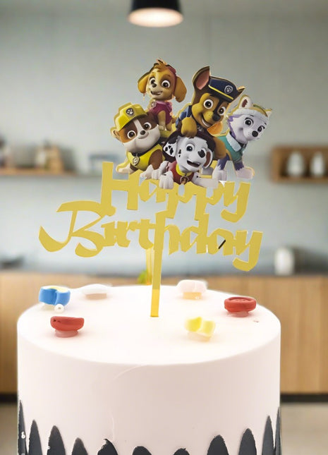 PAW patrol cake topper