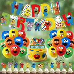 Sesame Street banner and balloon set