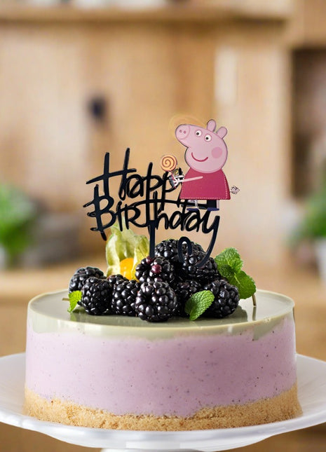Peppa cake topper